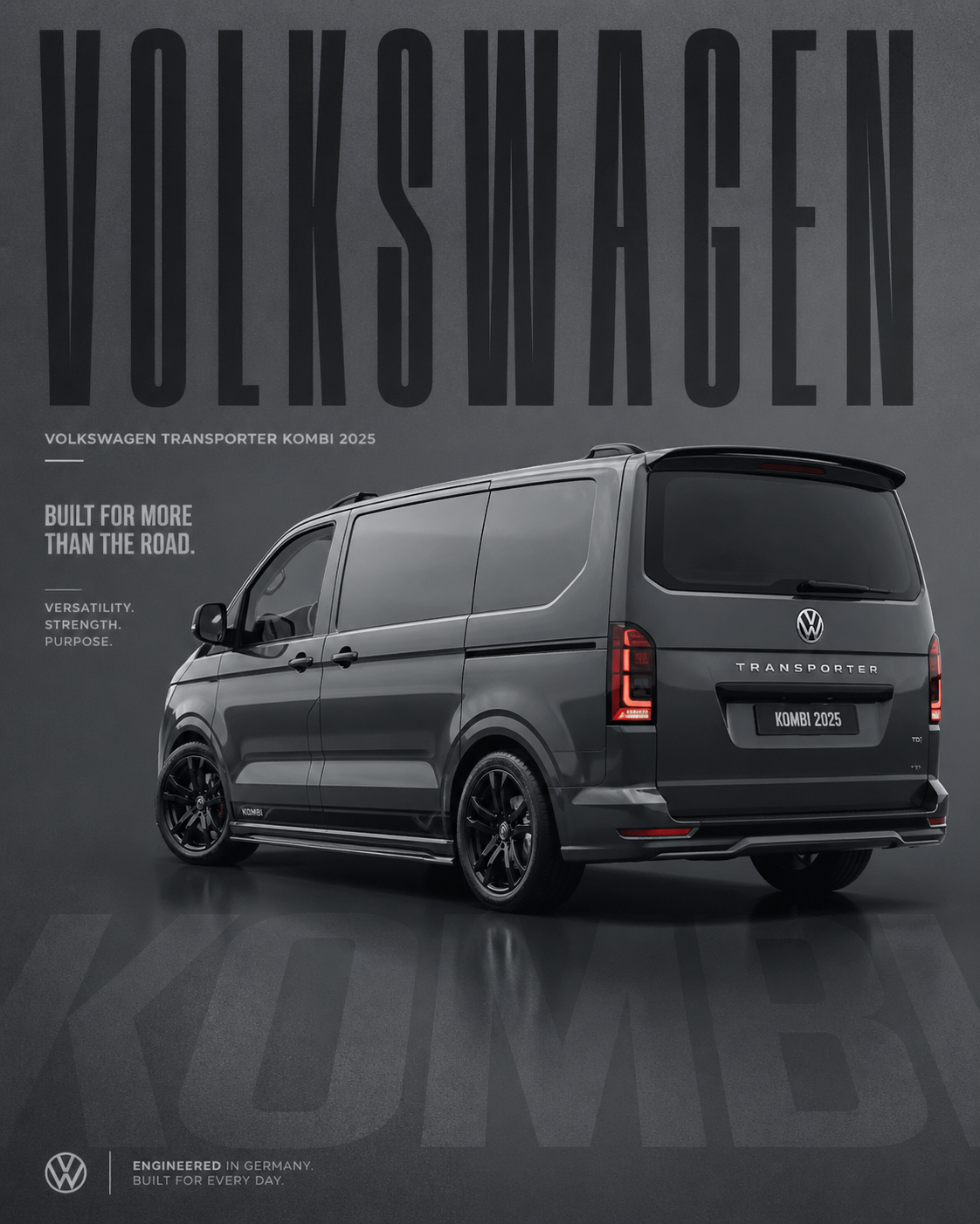 VW Kombi van suitable for production crew transport