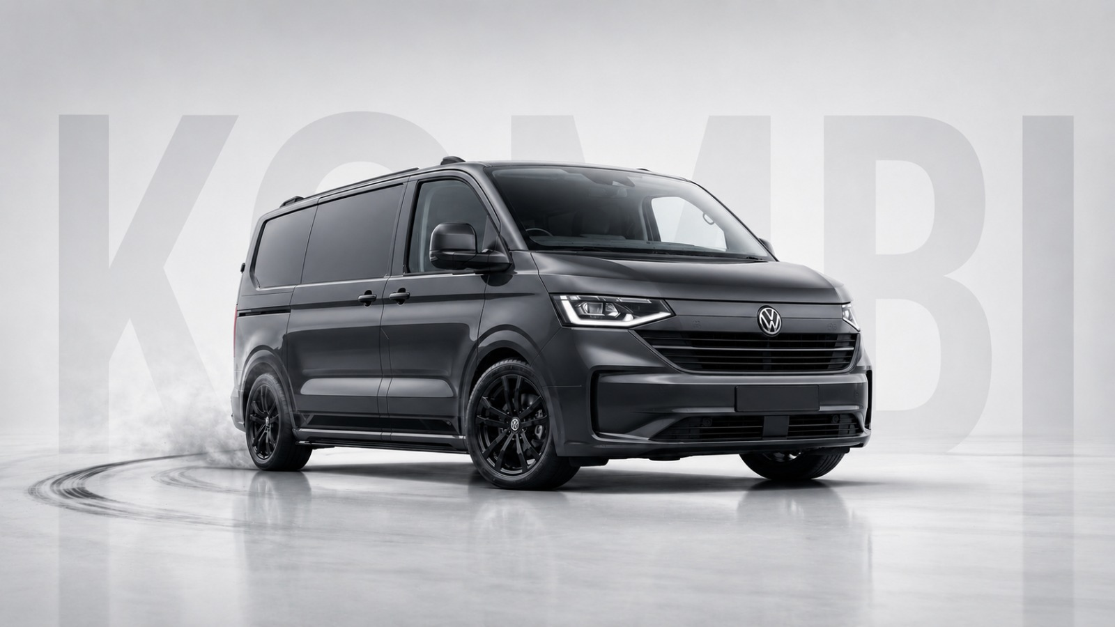 VW Kombi van for production transport in Athens